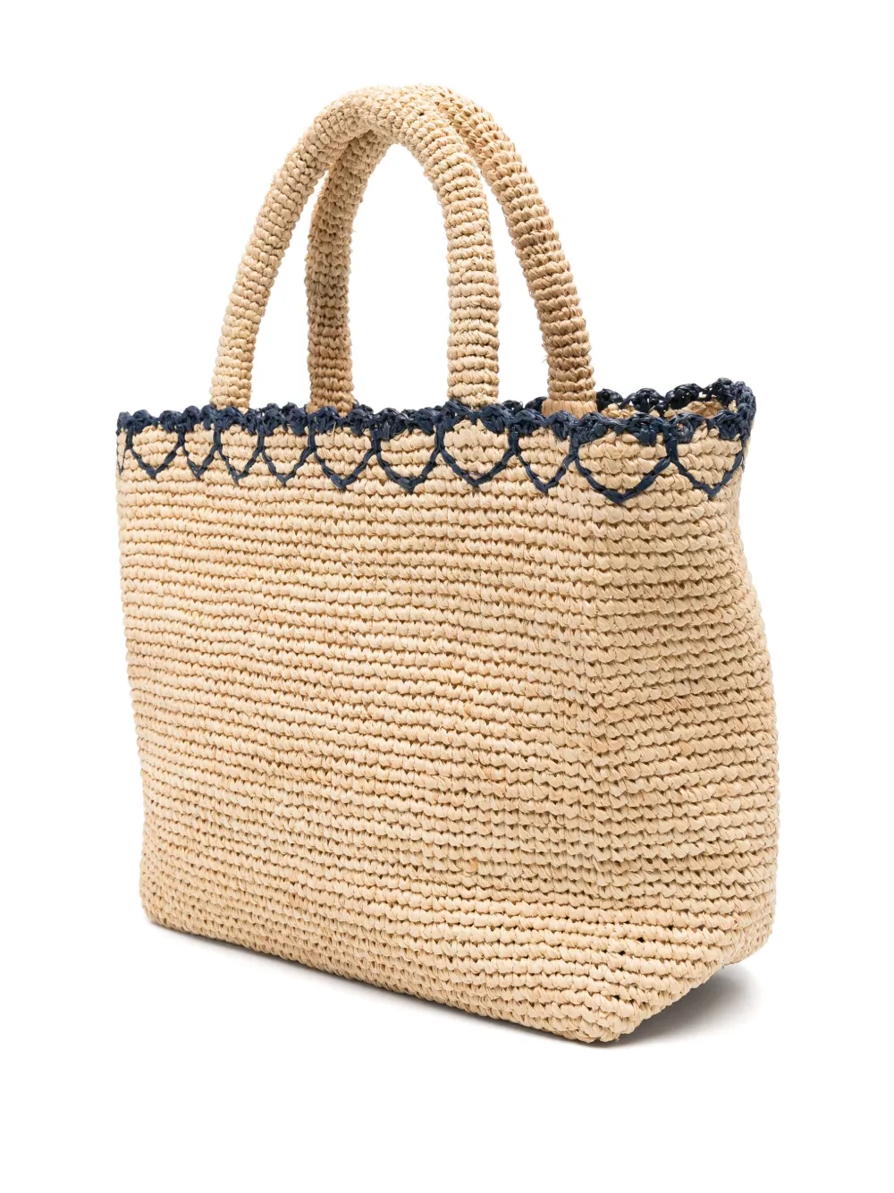 MC2 Saint Barth Raffia shopper Beige