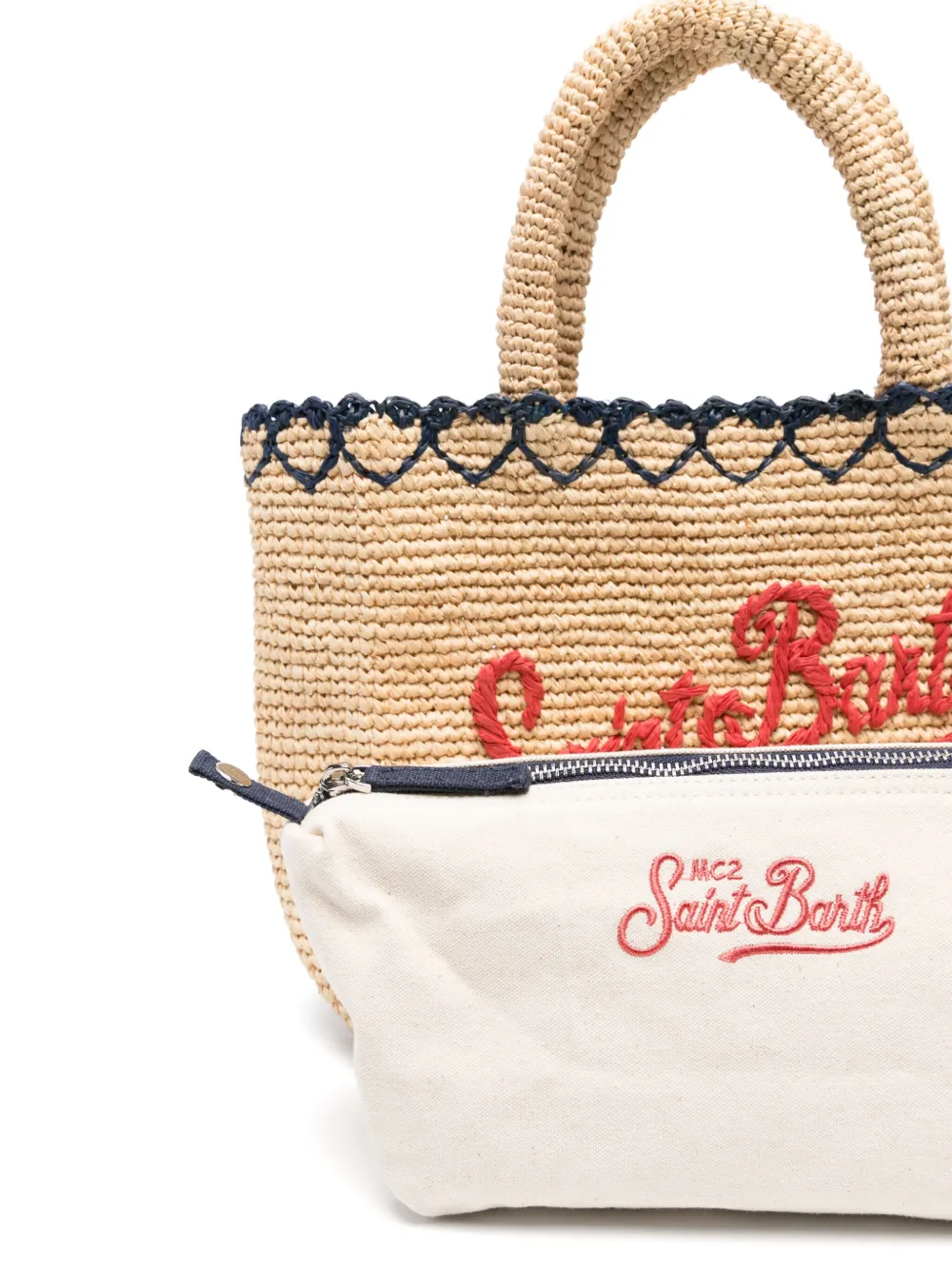 MC2 Saint Barth Raffia shopper Beige