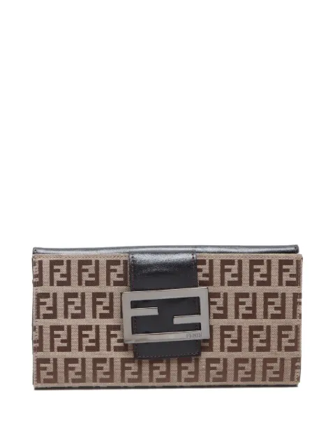 Fendi Pre-Owned 1990-2000 Zucchino long wallet