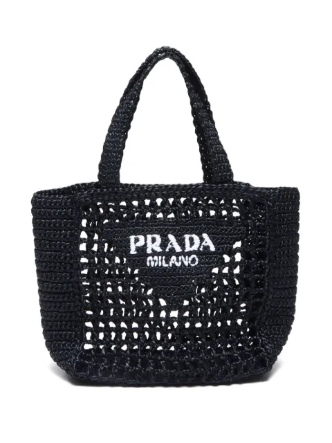 Prada Pre-Owned 2020s raffia tote bag