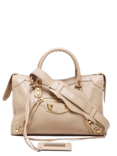 Balenciaga Pre-Owned 2020s City Metallic Edge two-way tote bag