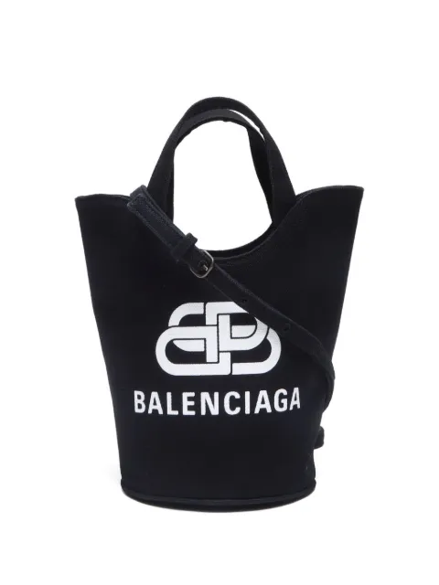 Balenciaga Pre-Owned 2010-2024 logo-print bucket bag