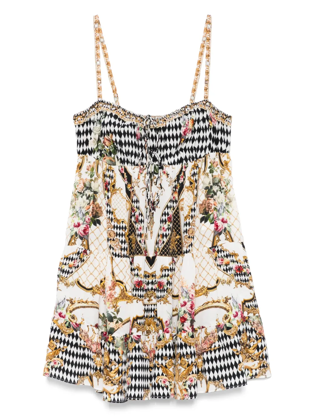 Camilla silk dress Zwart