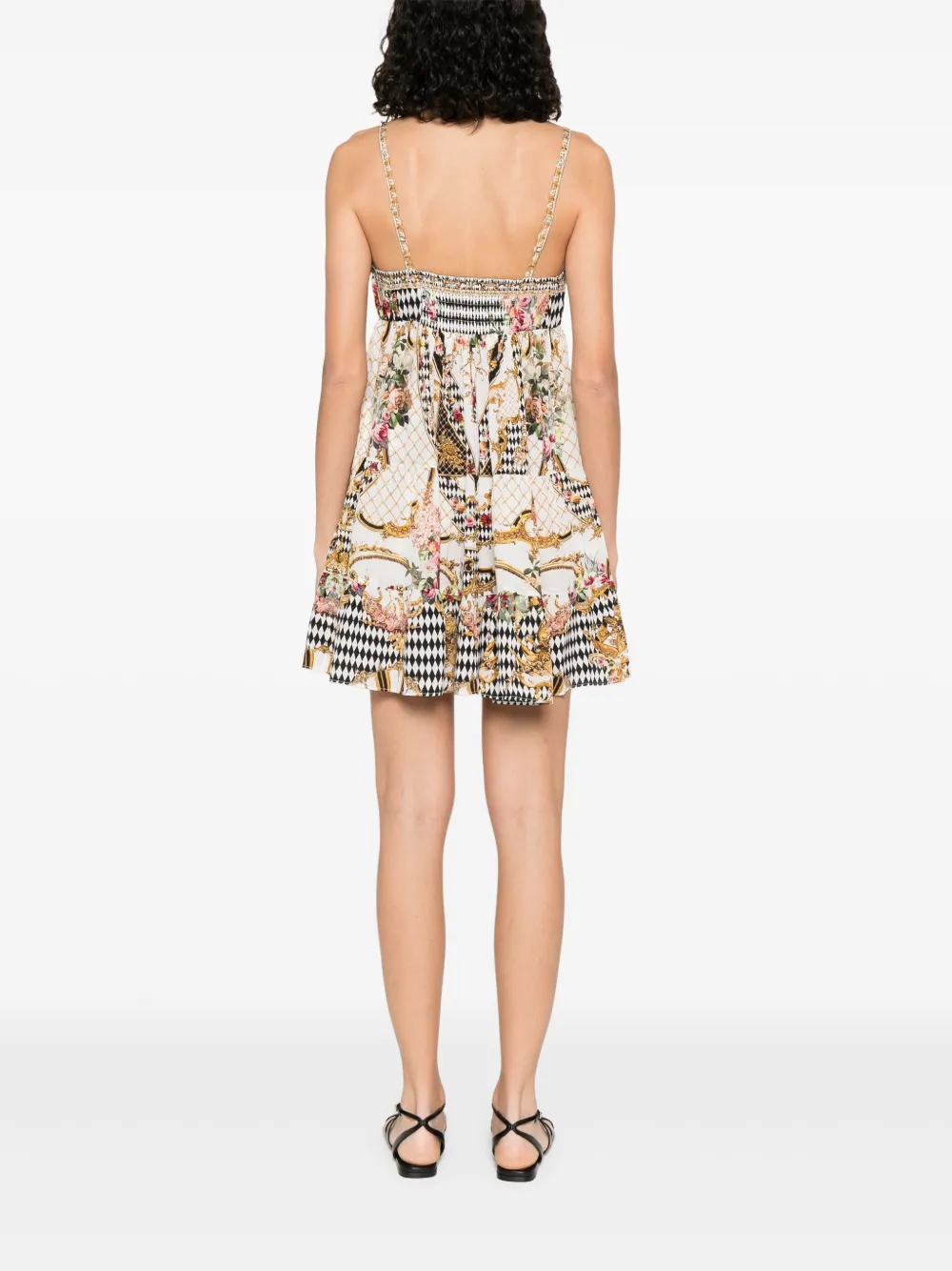 Camilla silk dress Zwart
