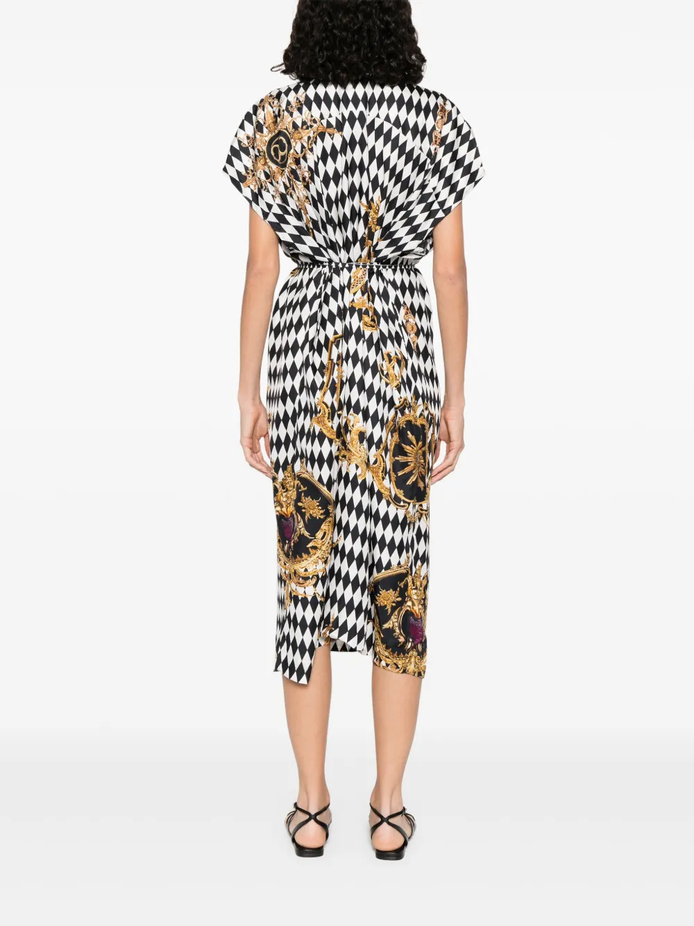 Camilla Monarchy Mania midi-jurk Zwart