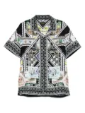 Camilla camp-collar shirt - White