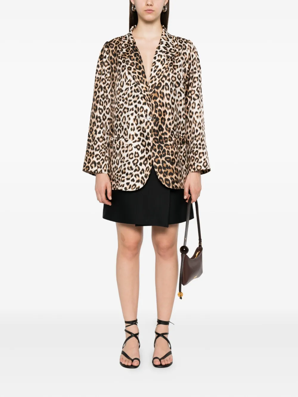 La Prestic Ouiston leopard-print single-breasted blazer | Blazers | Image 2