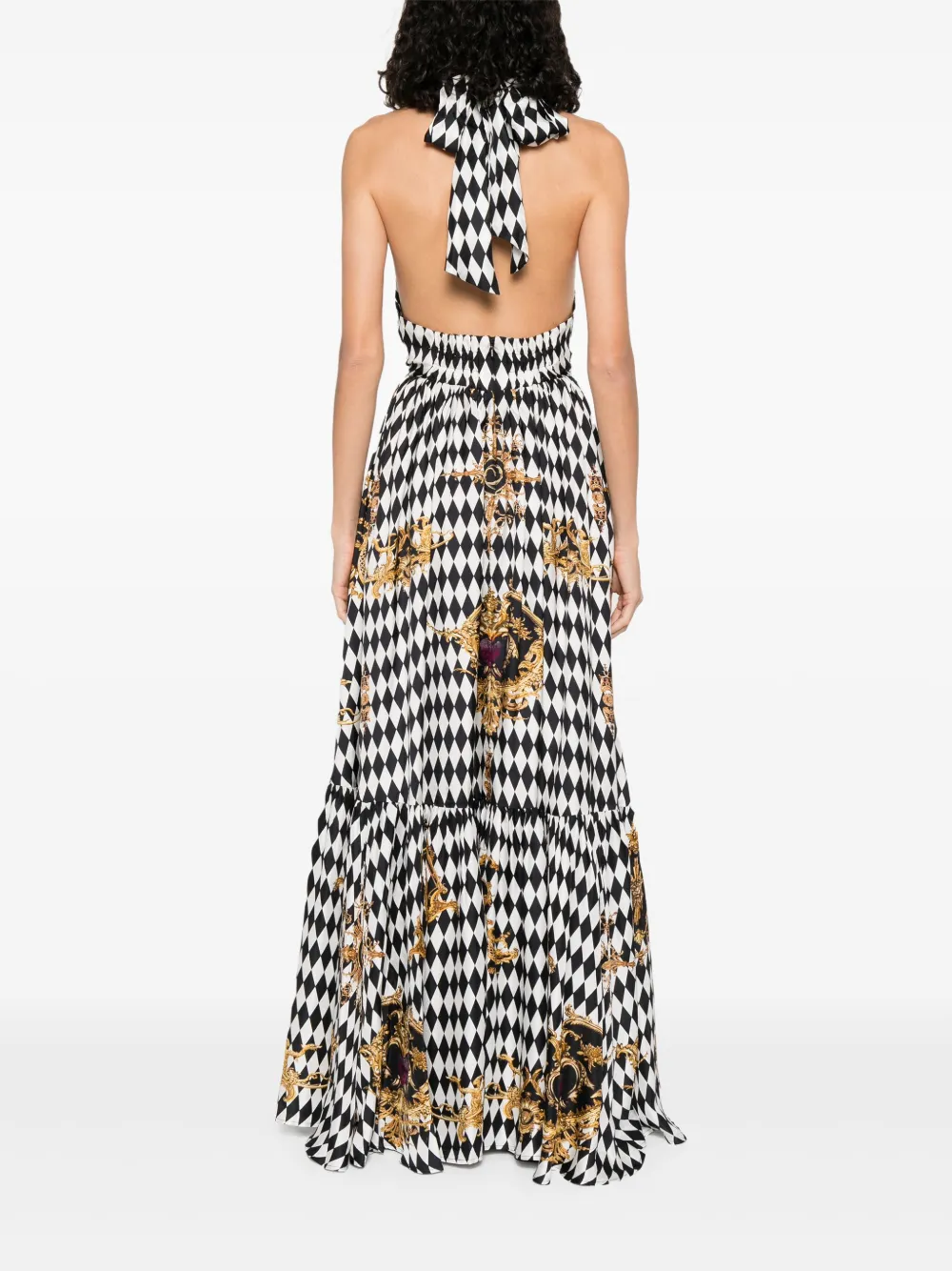 Camilla Monarchy Mania maxi-jurk Zwart