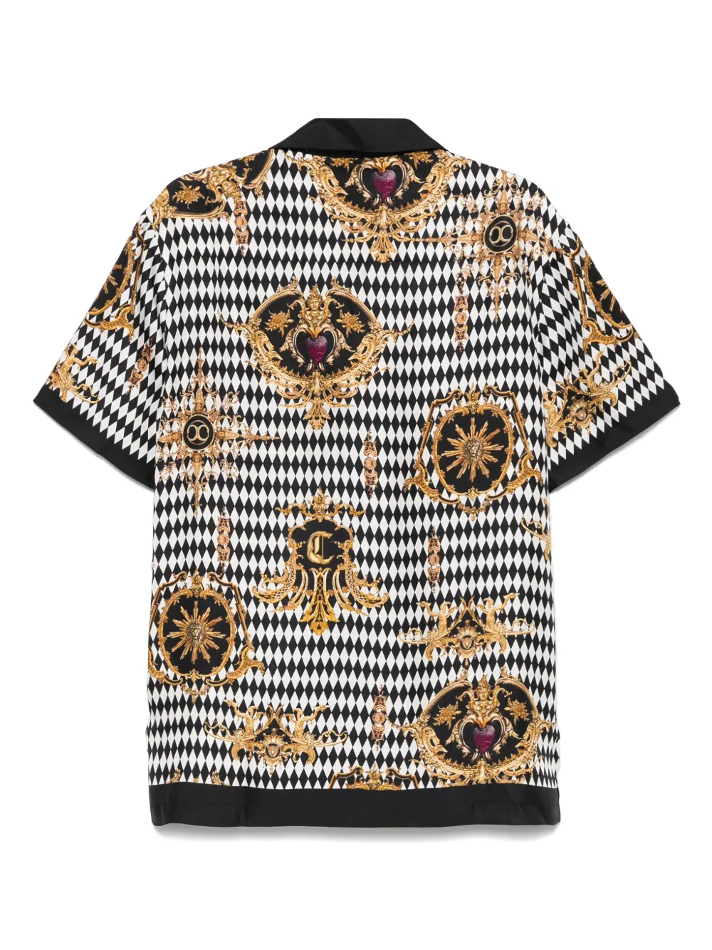Camilla camp-collar shirt - Zwart