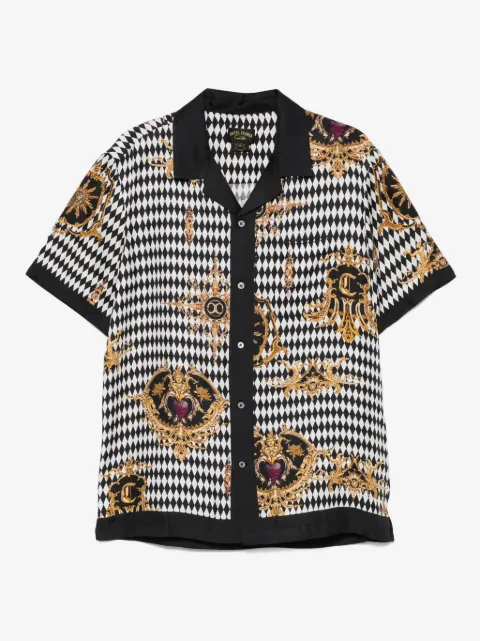 Camilla camp-collar shirt