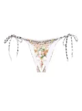Camilla high-waisted bikini bottoms - White