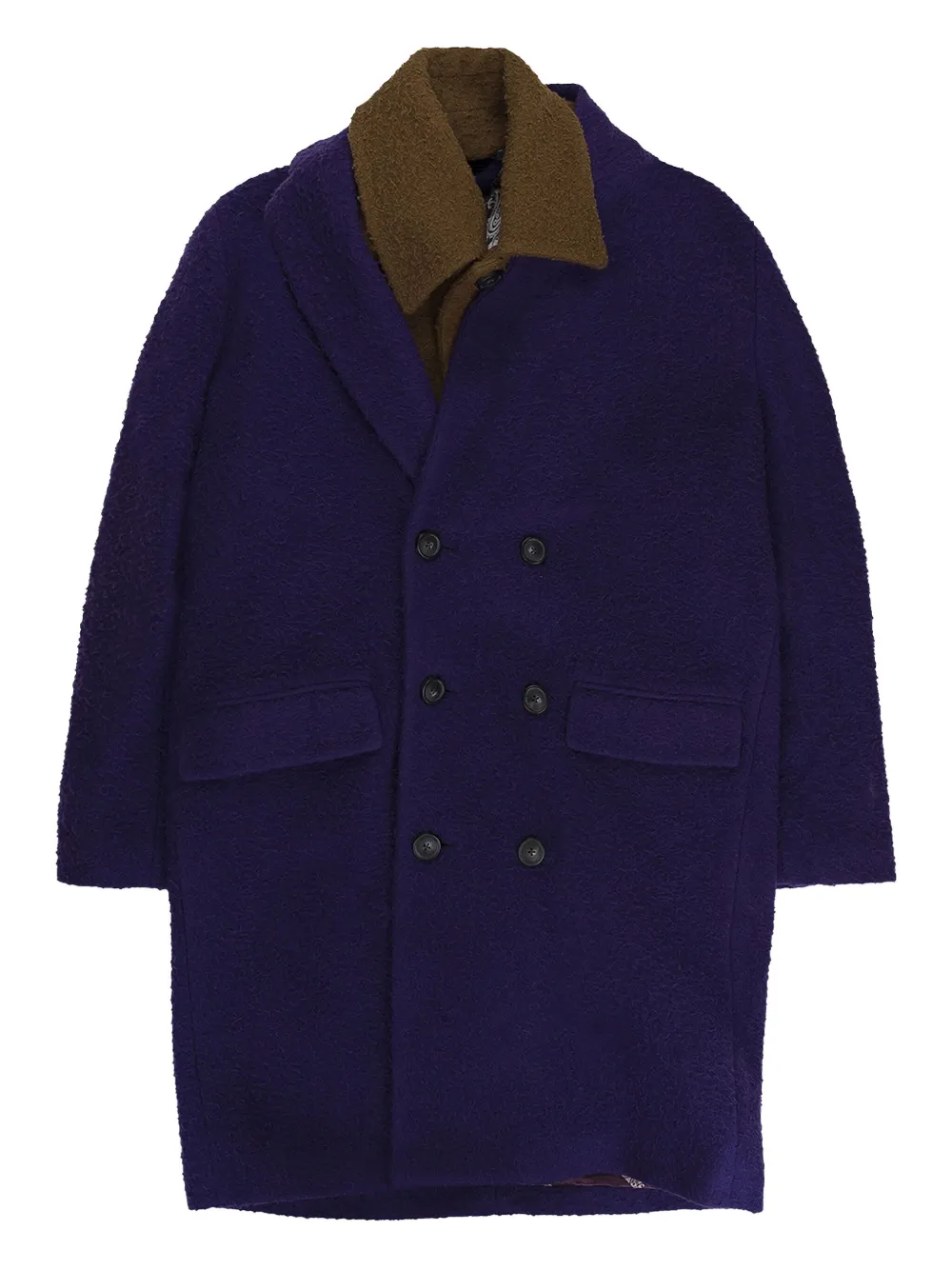 Palm Angels abrigo con doble botonadura | morado | Image 1