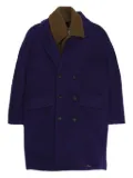 Palm Angels double-breasted coat - Purple