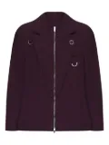 Palm Angels zip-up blazer - Red