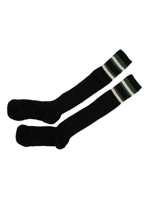 Palm Angels chaussettes nervurées à rayures