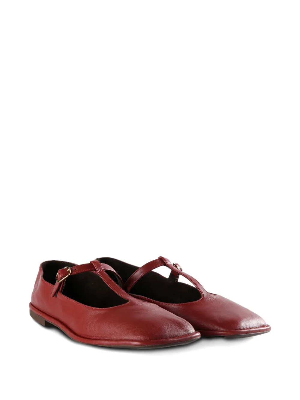 The Row square T-strap flat shoes | Image 2