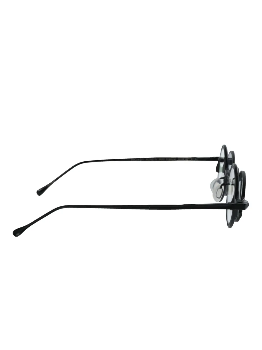 Rigards round-frame tinted sunglasses Zwart