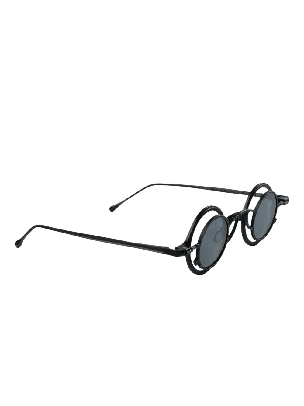 Rigards round-frame tinted sunglasses - Zwart