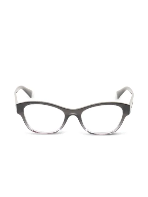 Miu Miu Pre-Owned 10's logo-lettering glasses