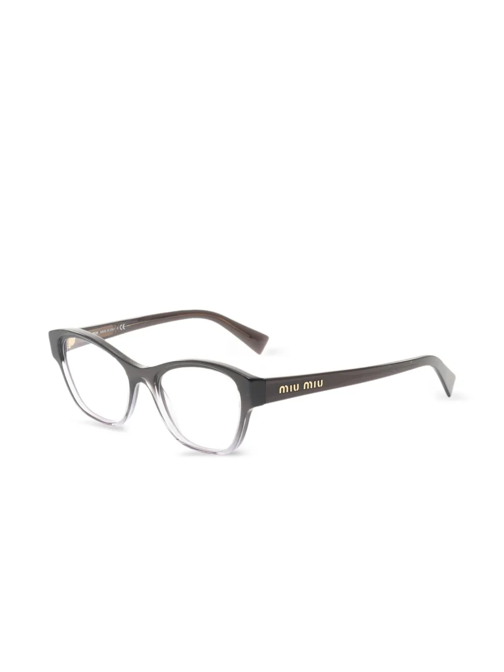 Miu Miu Pre-Owned 10's logo-lettering glasses | Image 2
