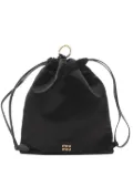 Miu Miu Pre-Owned 2020s Duchesse Pouch bucket bag - Black
