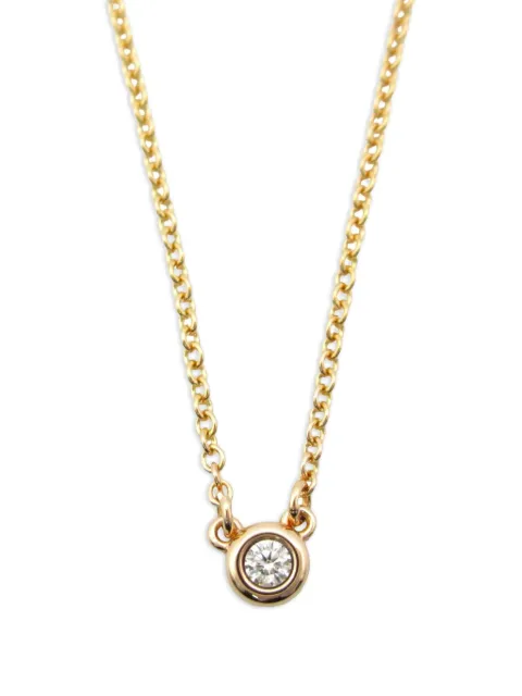 Tiffany & Co. Pre-Owned x Elsa Peretti 2010s 18K rose gold Diamonds by the Yard® diamond necklace