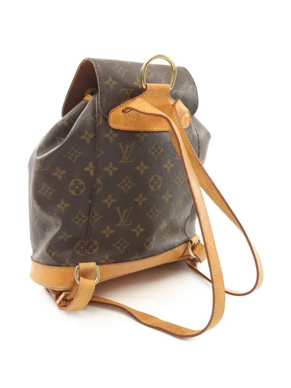 Louis Vuitton Pre-Owned 1997 Montsouris MM Backpack Brown FARFETCH IN