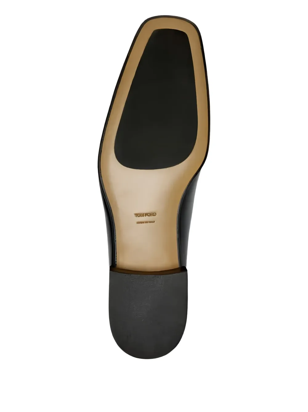TOM FORD Leren loafers Zwart