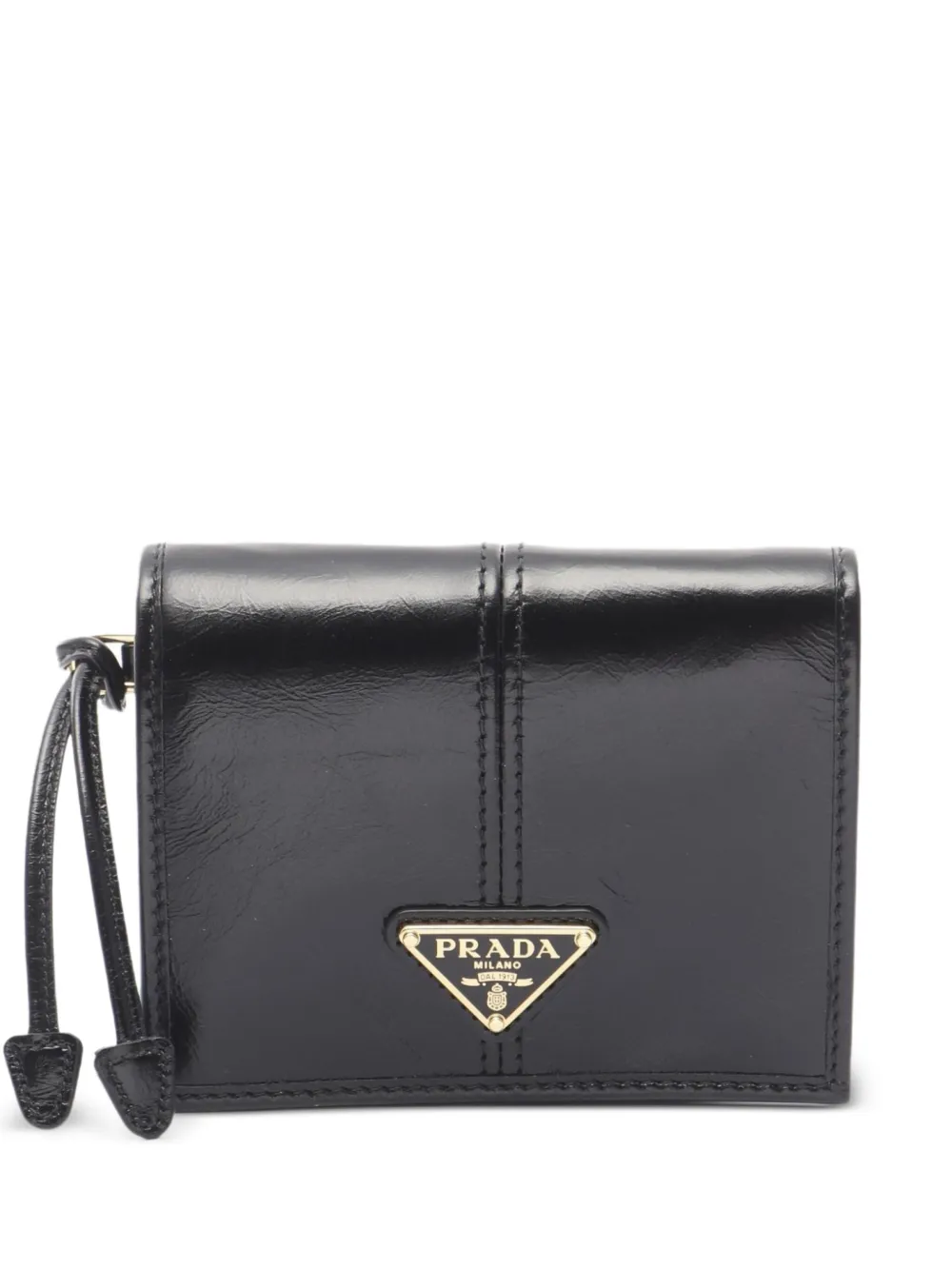 Prada Pre-Owned 2020s Soft Lux bi-fold wallet | Black | Image 1