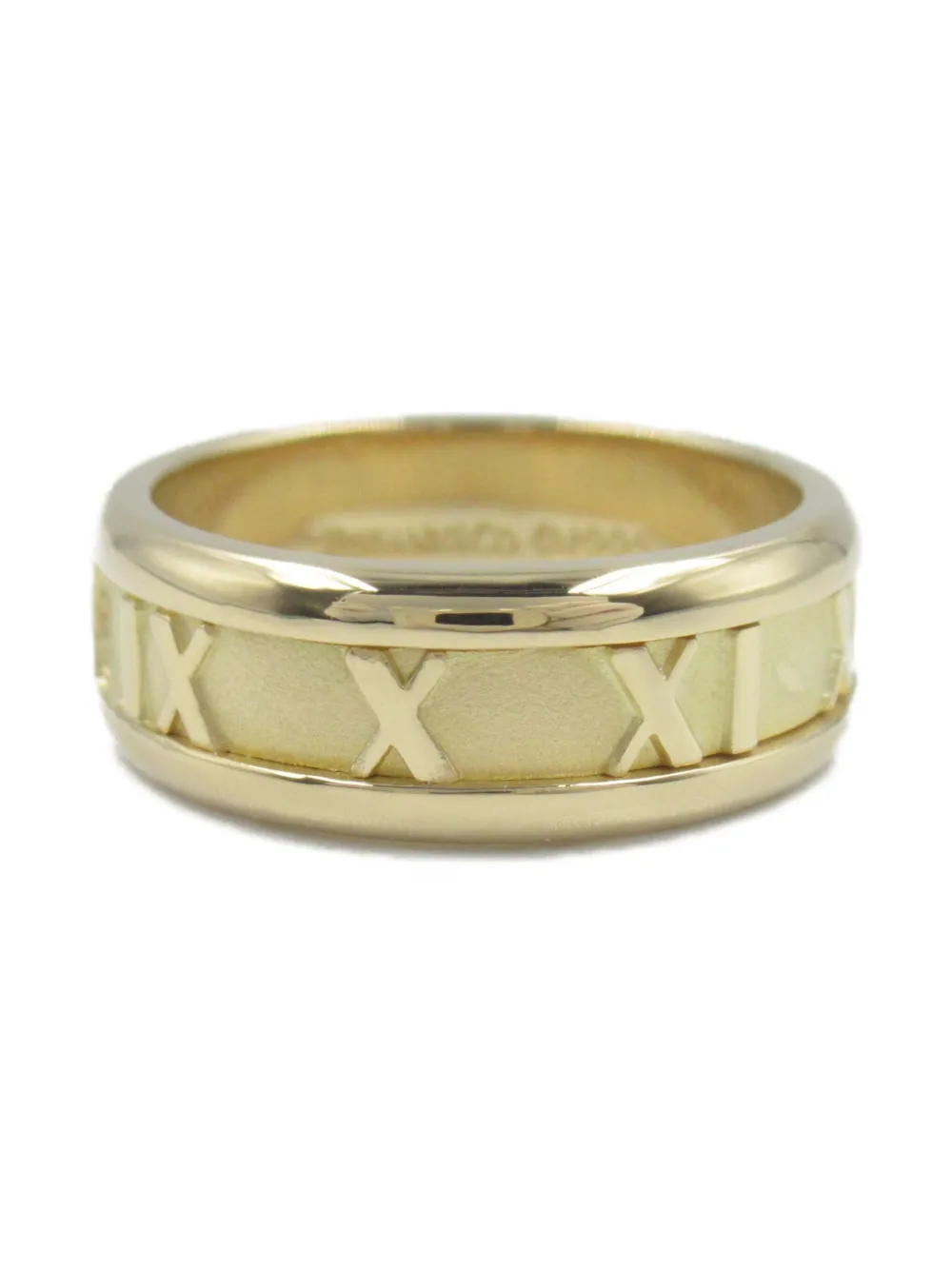 Tiffany & Co. Pre-Owned 2010s 18K yellow gold Atlas ring | Gold | Image 1