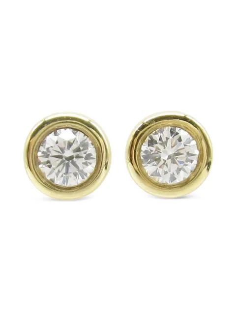 Tiffany & Co. Pre-Owned أقراط 'دايموندز باي ذا ®Yard' ذهب أصفر عيار 18 مرصعة بألماس من عقد 2010 ®x Elsa Peretti