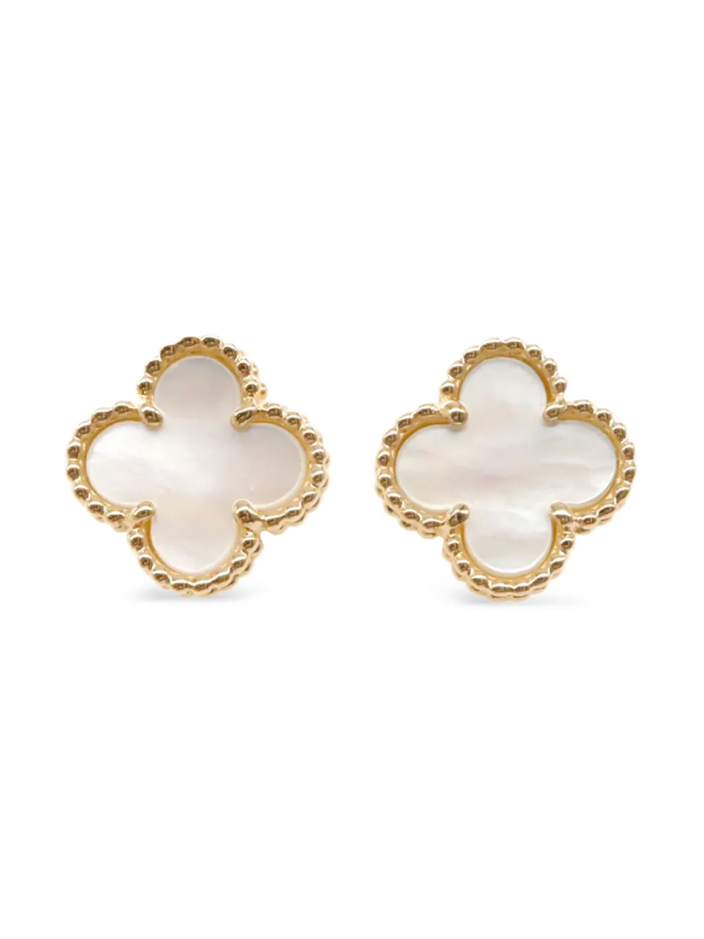 Van Cleef & Arpels 2010s Sweet Alhambra ピアス 18Kイエローゴールド - ゴールドトーン Van Cleef & Arpels 2010s Sweet Alhambra ピアス 18Kイエローゴールド - ゴールドトーン