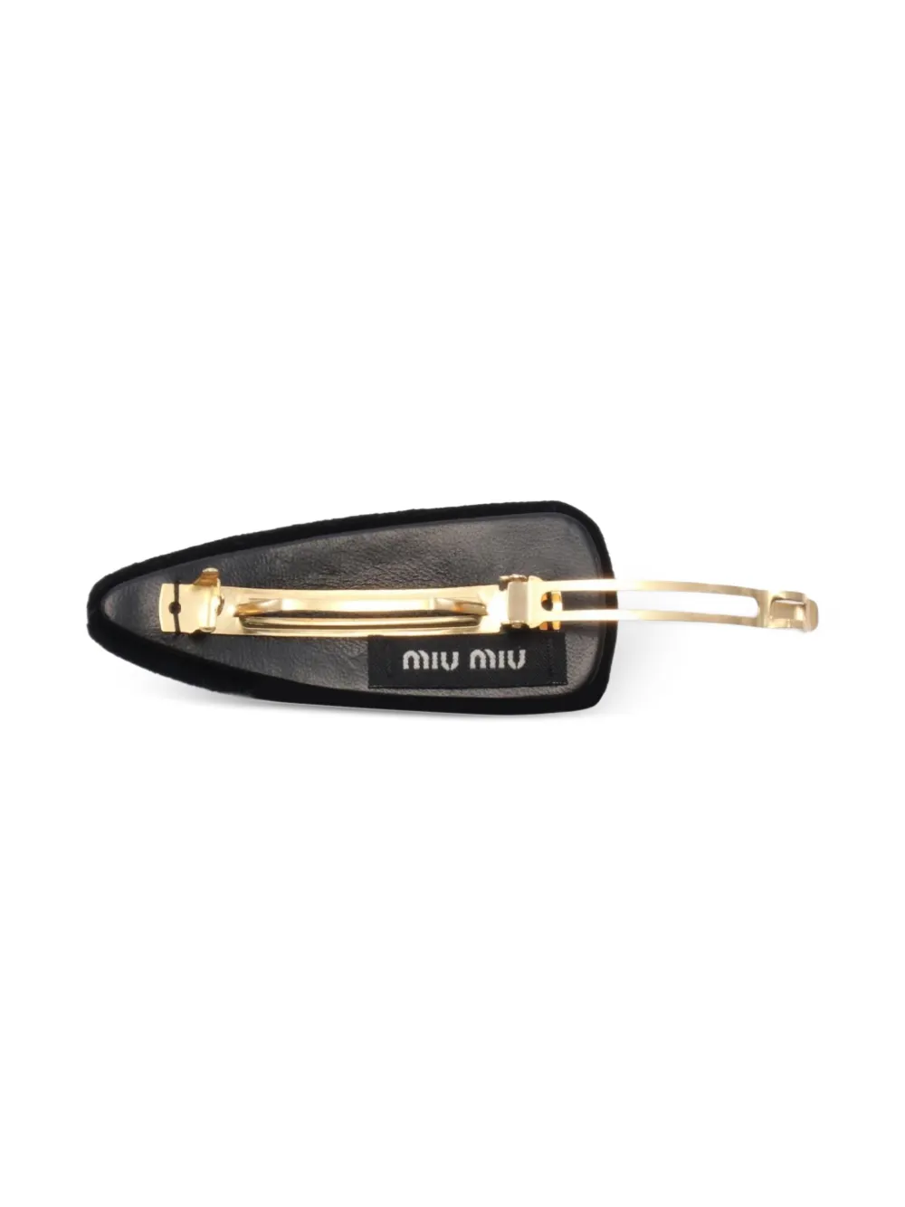 Miu Miu Pre-Owned 2020s logo barrel hair clip | Image 2