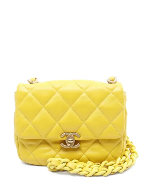 CHANEL Pre-Owned 2021 mini Matelasse Chain handbag 