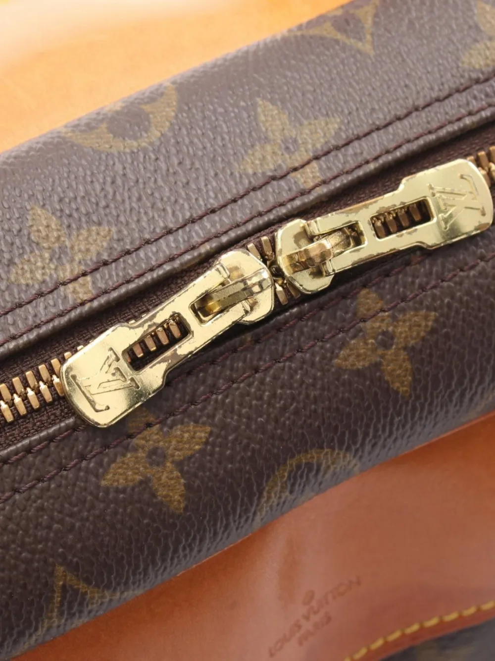 Pre-owned Louis Vuitton 1998 Deauville Tote Bag In Brown