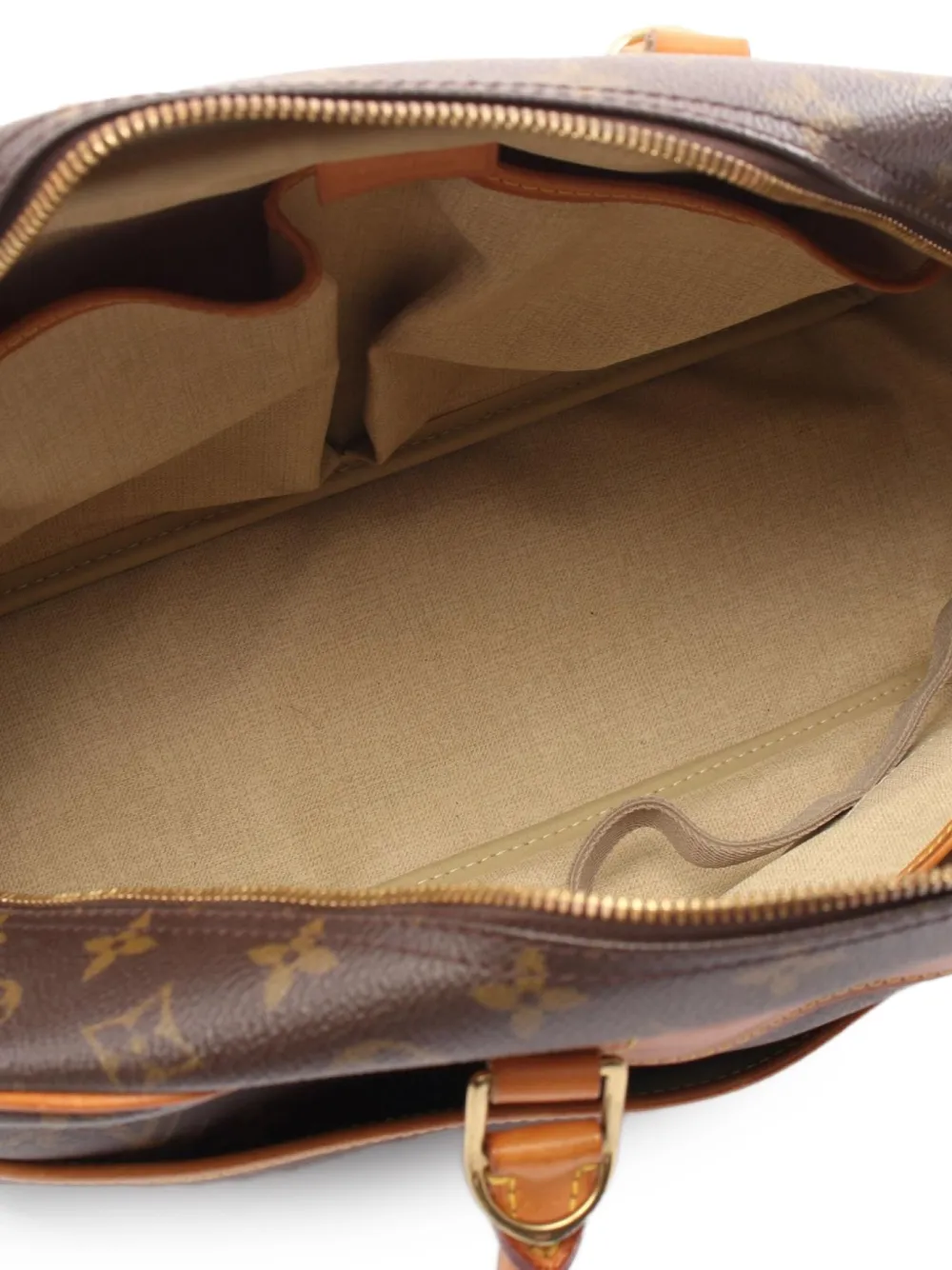 Pre-owned Louis Vuitton 1998 Deauville Tote Bag In Brown