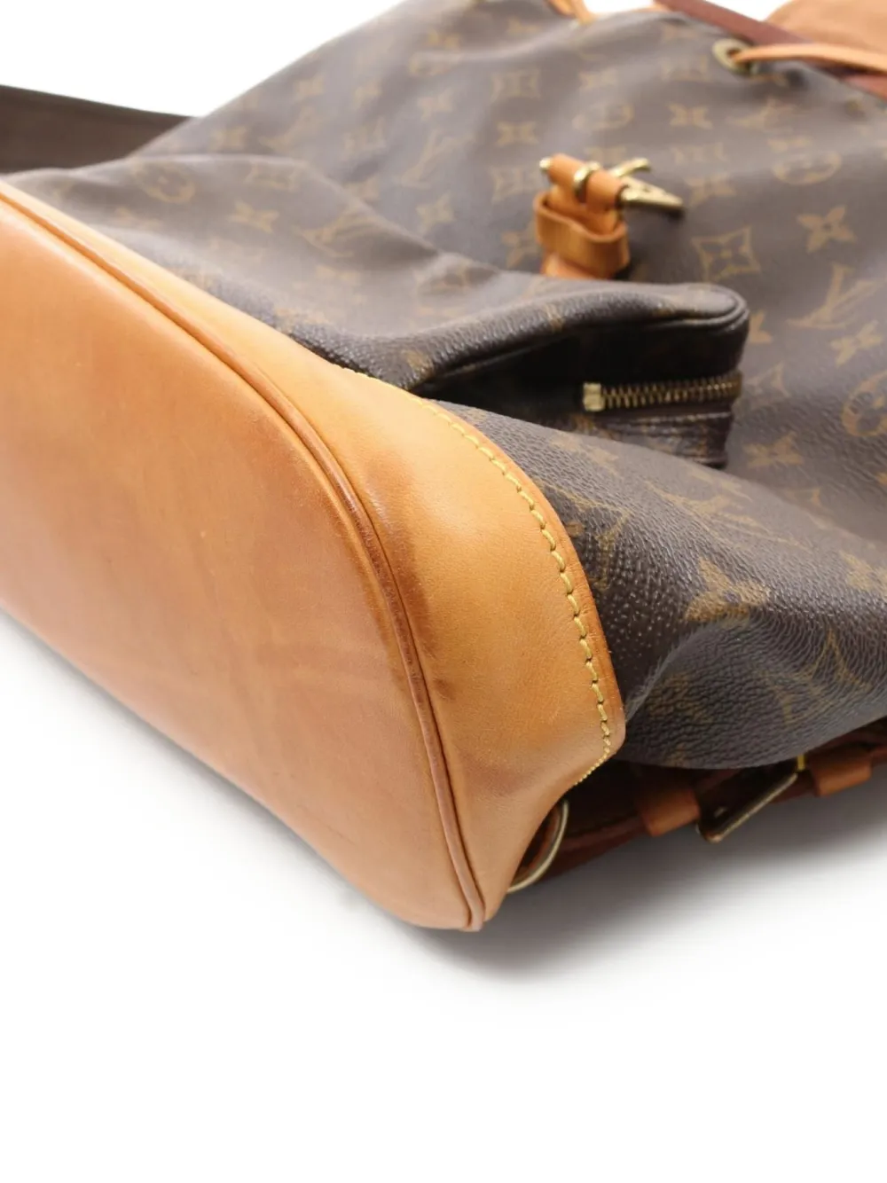 Pre-owned Louis Vuitton 1995 Montsouris Gm Monogram Backpack