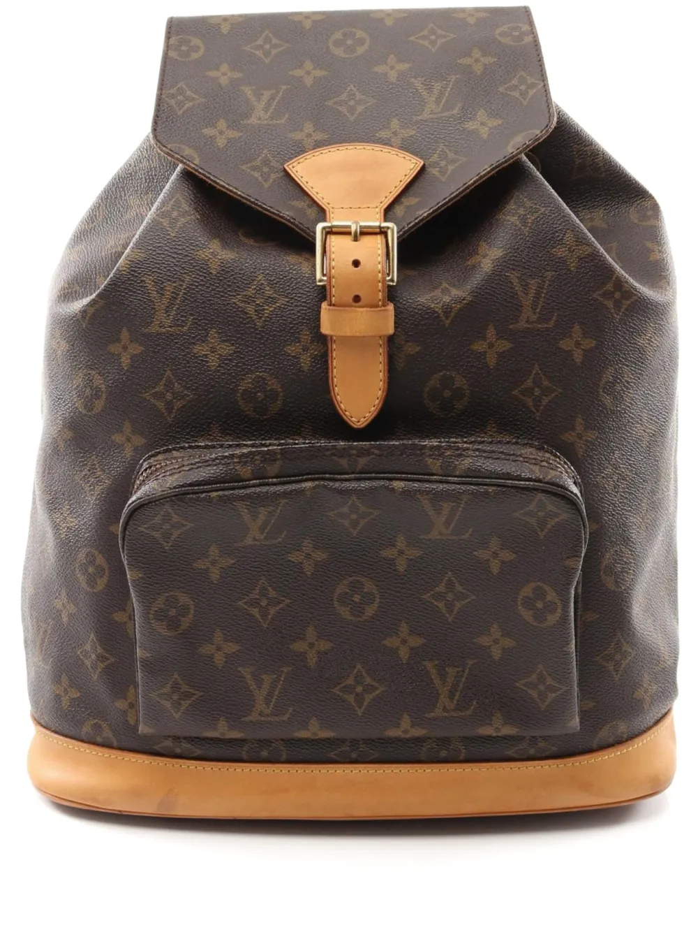 Pre-owned Louis Vuitton 1995 Montsouris Gm Monogram Backpack