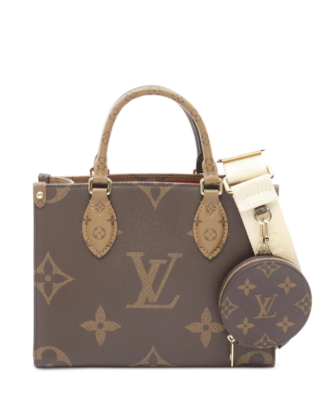 Louis Vuitton Pre-Owned 2021 On The Go PM Handtasche | Braun | Image 1