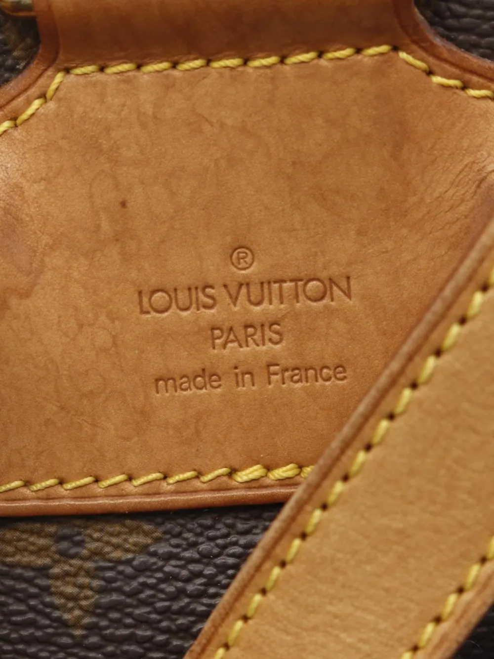 Pre-owned Louis Vuitton 1997 Montsouris Mm Monogram Backpack