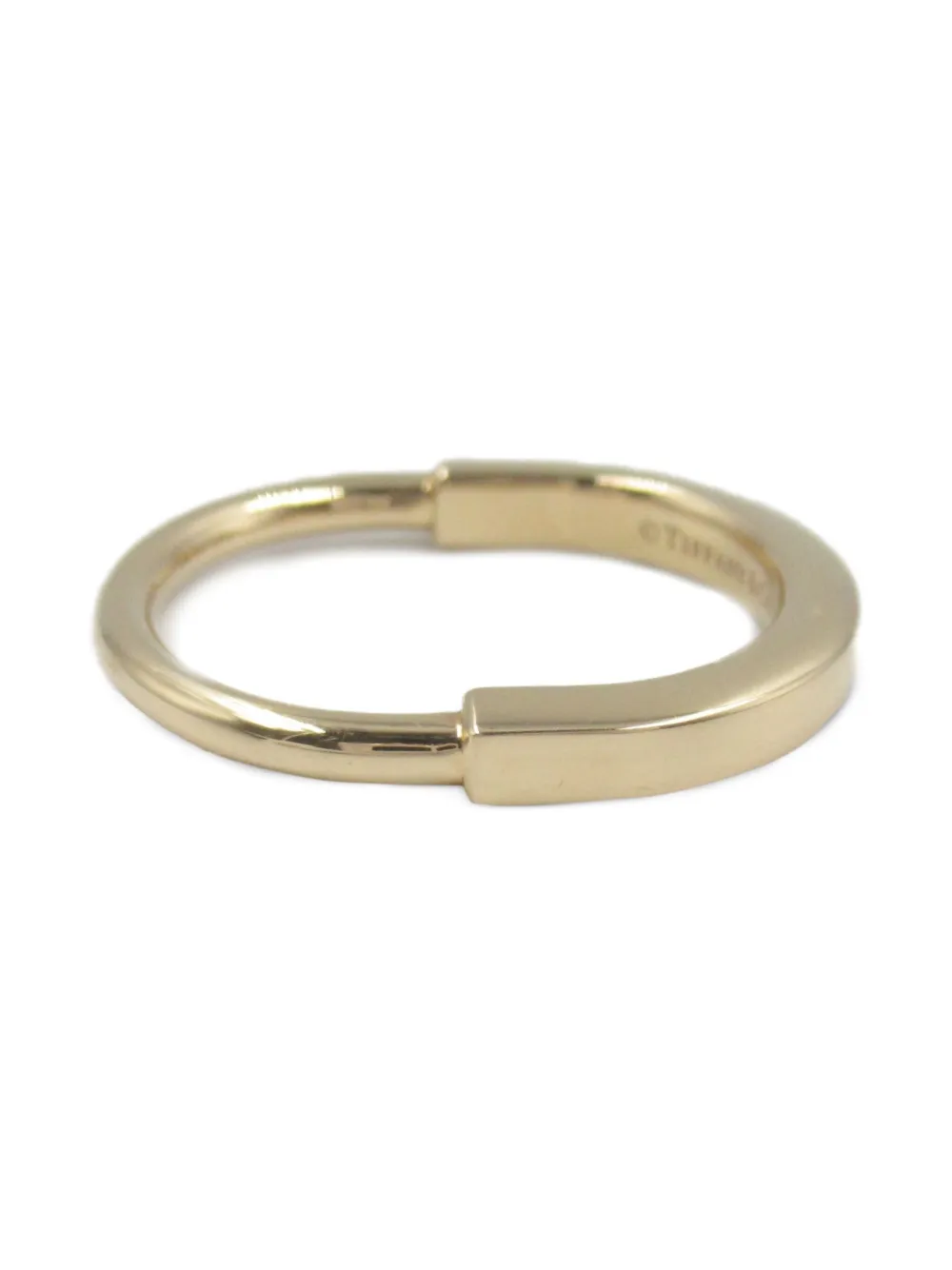 Tiffany & Co. Pre-Owned 2010s 18K rose gold Lock ring | Pink | Image 1