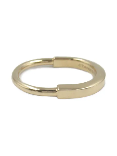 Tiffany & Co. Pre-Owned 2010s ロック リング 18Kローズゴールド