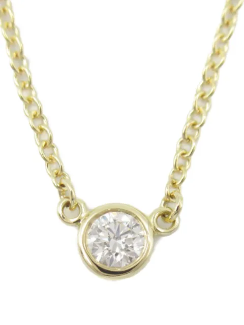 Tiffany & Co. Pre-Owned x Elsa Peretti 2010s 18K yellow gold Diamonds by the Yard® diamond necklace