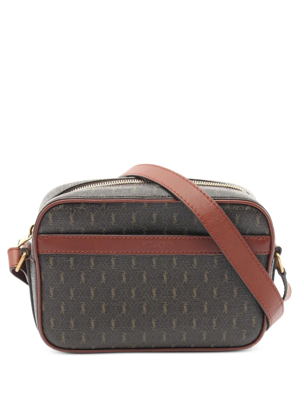 Saint Laurent Pre-Owned 2010s monogram-pattern handbag | Brown | Image 1