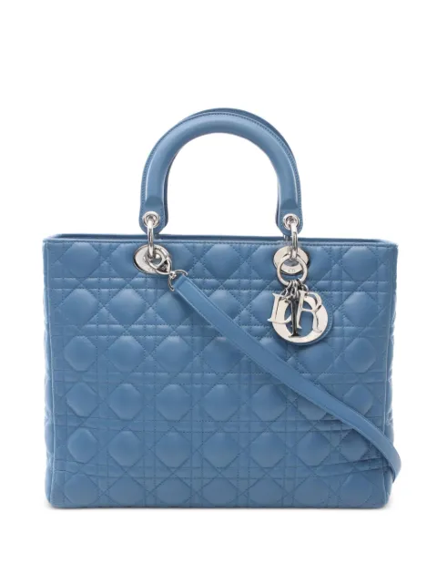 Christian Dior Pre-Owned 2010s large Lady Dior two-way handbag