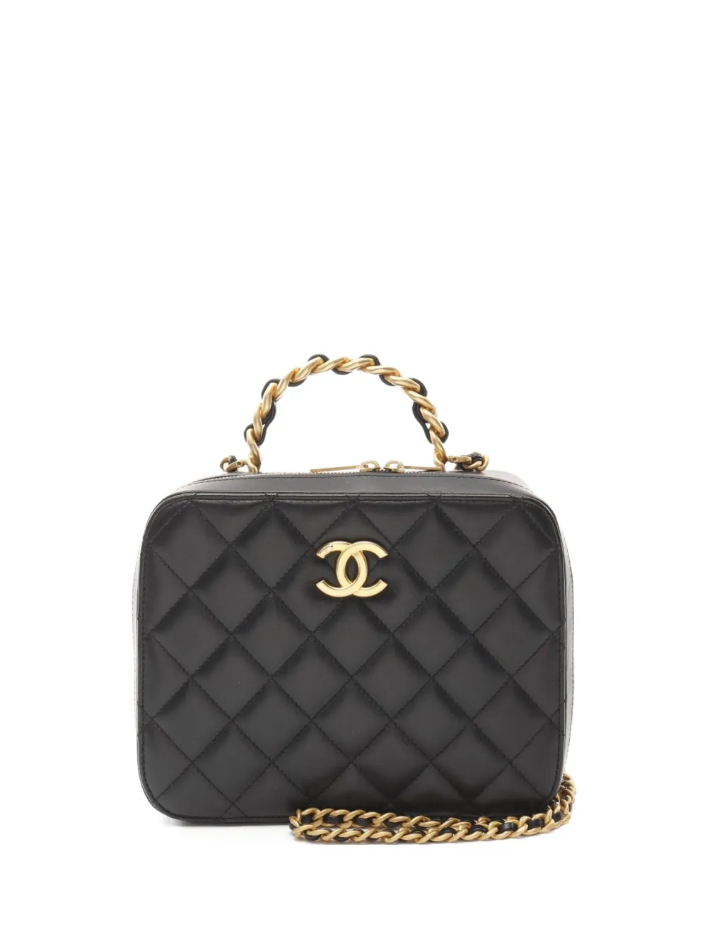 Pre-owned Chanel 2021 Matelasse Vanity Bag