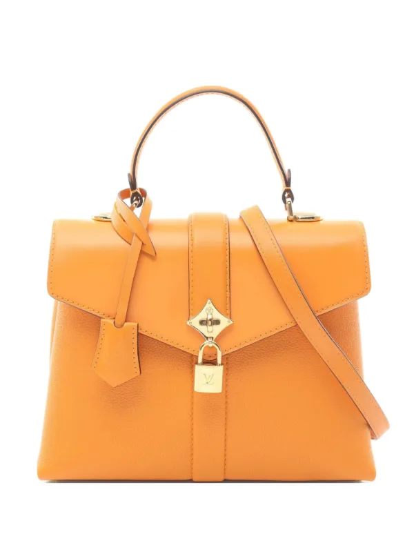 Louis Vuitton Pre-Owned 2019 Rose De Van PM Handbag Orange FARFETCH IN