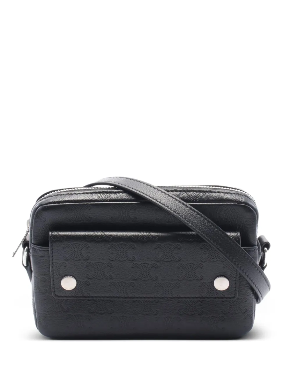 Céline Pre-Owned 2020s トリオンフ ショルダーバッグ ミニ - ブラック Céline Pre-Owned 2020s トリオンフ ショルダーバッグ ミニ - ブラック