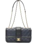 CHANEL Pre-Owned 2014-2015 medium Elegant CC flap bag - Blue