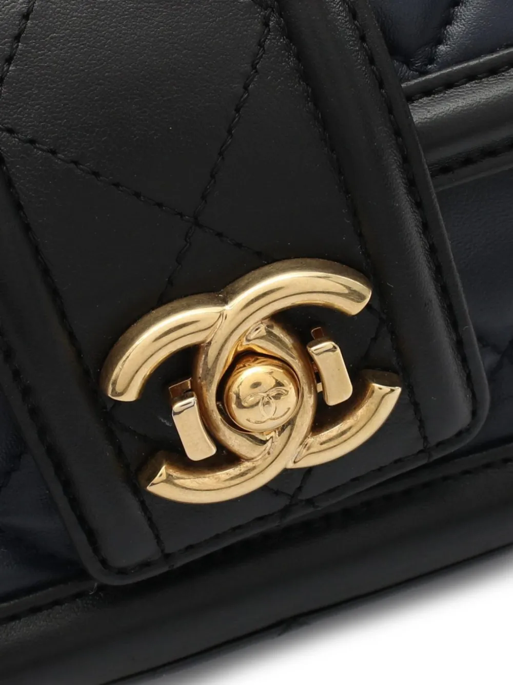Pre-owned Chanel 2014-2015 Medium Elegant Cc Flap Bag